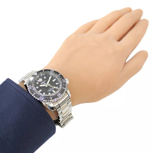 SEIKO Prospex Divers GMT Watches 6R54-00D0 Stainless Steel Overhauled used main image 6